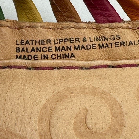 Born Hoda Citrus Multi Flat Thong Flip Flop Sandals Womens - Picture 8 of 13